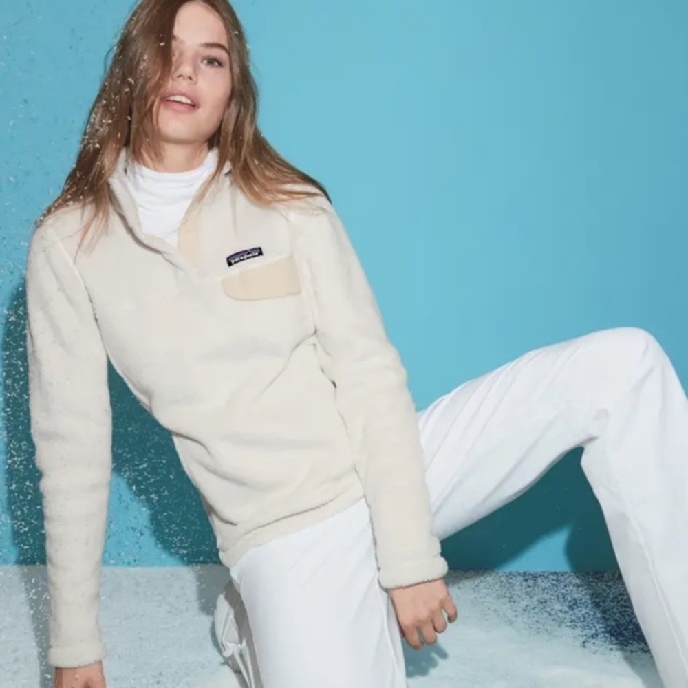 Patagonia Re Tool Snap-T Fleece Pullover Cream M